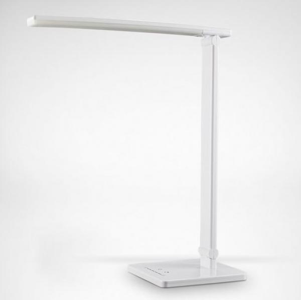 Lampă de masă LED »Kilja«, lampă de birou LED Temperatură de culoare USB selectabilă, reglabilă, funcție de memorie tactilă alb
